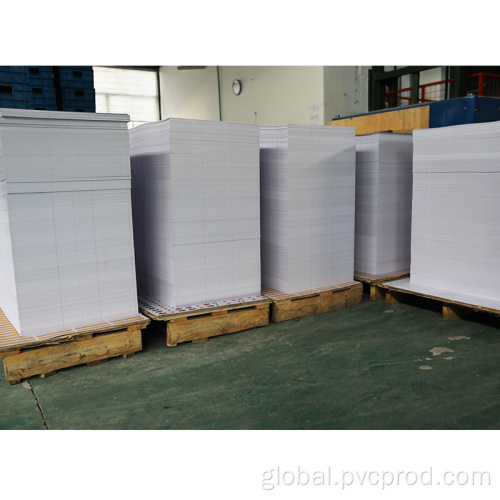 Pvc Sheet For Cards PVC sheet plastic material for credit card Factory